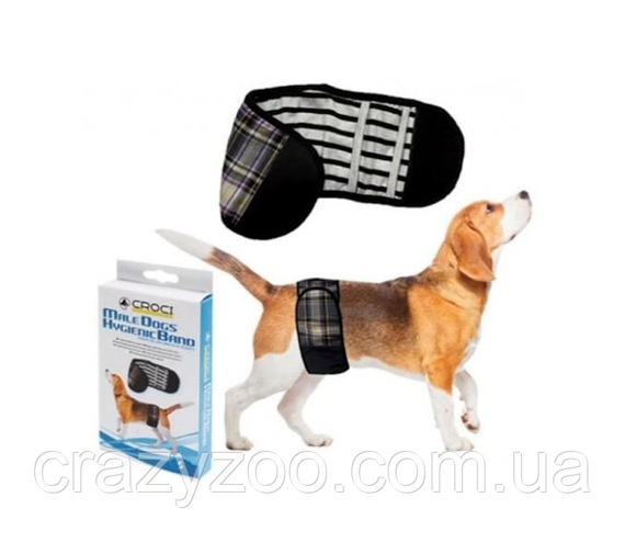 Пояс-пов'язка для кобелів Croci Cani Maschi L 40-50 см C6020612
