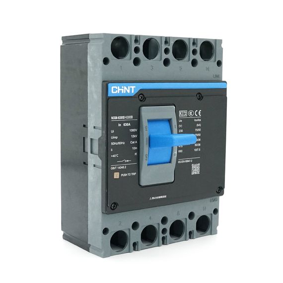 Автоматический выключатель AC CHINT CHNT NXM-630S-4300B-630A, 4P, 630A, 415V