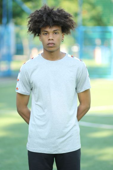 Серая футболка лампасами Ellesse | Зображення 2