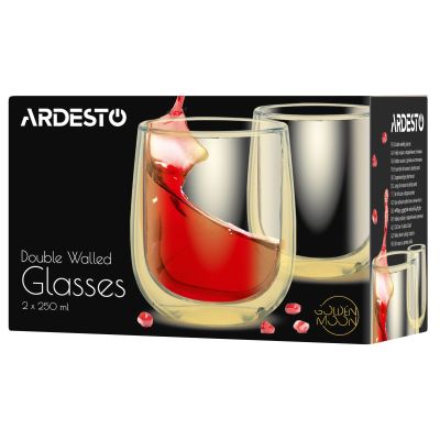 Набір склянок Ardesto Golden Moon 250 мл (AR2625GG) | Зображення 7
