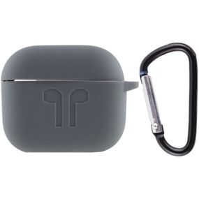 Силіконовий футляр для навушників AirPods 3 Сірий/Dark Gray