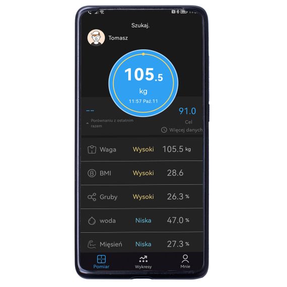 Ваги підлогові діагностичні електронні Adler AD 8187 Smart чорні до 180 кг з Bluetooth та аналізом складу тіла | Зображення 4