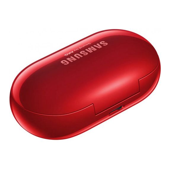 Бездротові навушники, блютуз навушники Samsung Buds + з кейсом. Колір червоний | Зображення 6