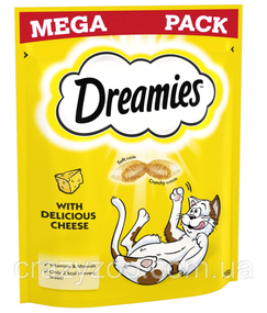 Лакомство для котов Dreamies Cat подушечки с сыром 180 г 81781
