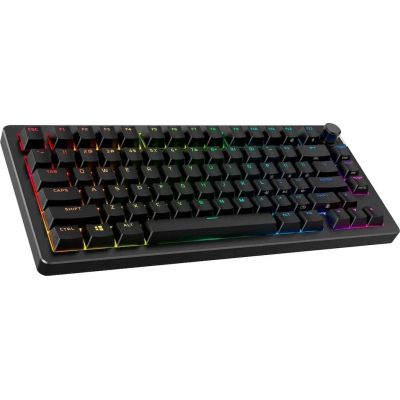 Клавиатура HyperX Alloy Rise 75 PBT HX Red Wireless UA Black (91Y91AA) | Зображення 1