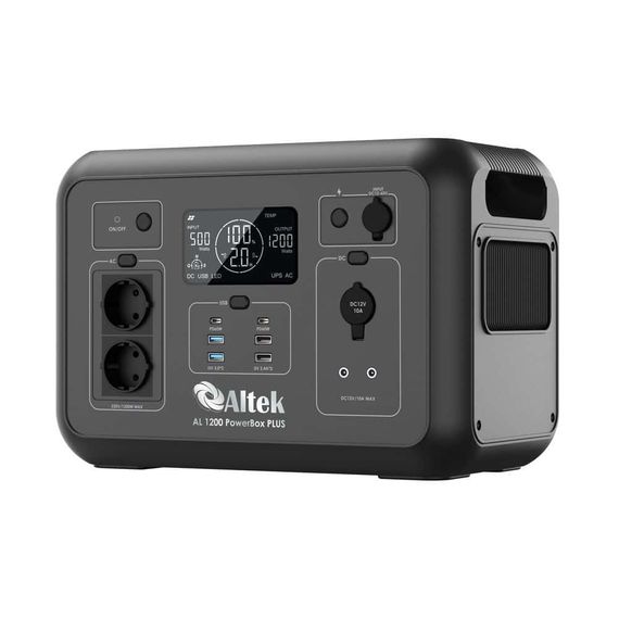 Портативная зарядная станция ALTEK AL 1200 PowerBox PLUS (1008 Вт·г) | Зображення 1