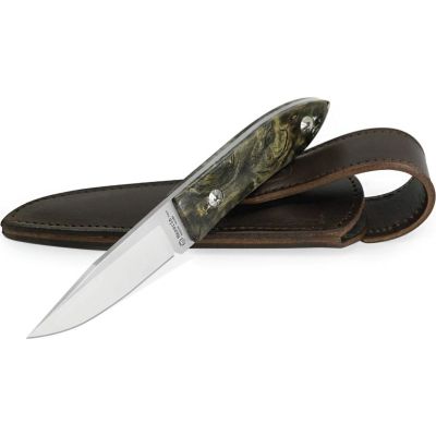 Нож Maserin AM-22, 14C28N, зелений буковий кап (923/RV) | Зображення 1