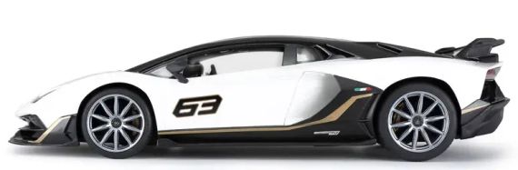 Машинка Rastar Lamborghini Aventador SVJ (96070) на радіокеруванні. 1:14. Білий | Зображення 2