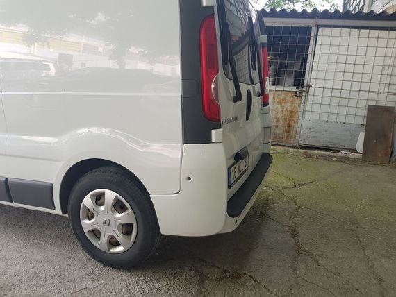 Накладка на задній бампер EuroCap (ABS) для Opel Vivaro 2001-2015 рр | Зображення 5