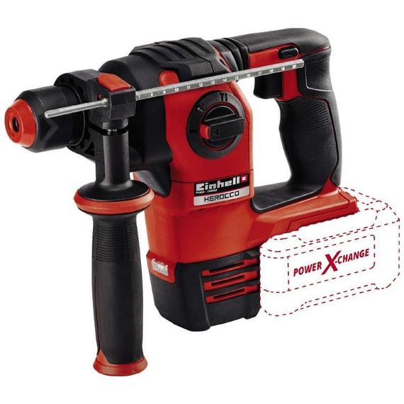 Перфоратор Einhell HEROCCO, PXC, аккум., SDS+, 2.2Дж, 4.38кг, Solo (без АКБ и ЗУ) (4513900)