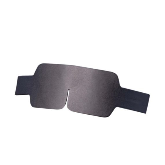 Маска на очі LOCKINK Blindfold Kit, чорна, натуральна шкіра, регульований обсяг | Зображення 4