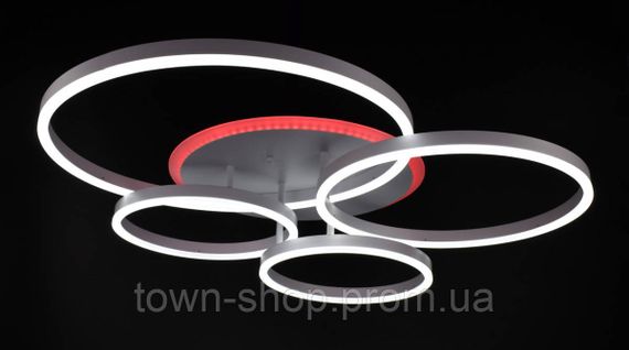 Люстра потолочная LED с пультом A55021/4-RGB-wh Белый 12х69х79 см. | Зображення 9