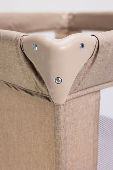 Манеж дитячий квадратний VELANO Cubo, beige (0-4 роки) | Зображення 4