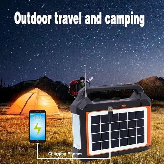 Багатофункціональний ліхтар з PowerBank, радіо та Bluetooth XPRO EP-0158 (MER-15361_691) | Зображення 2