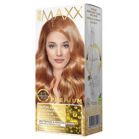 Краска MAXX Deluxe для волос 8.73 Золотая карамель 50 мл + 50 мл + 10 мл
