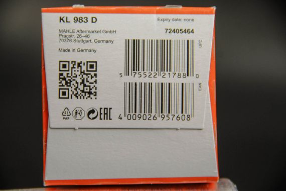Фільтр паливний MAHLE/KNECHT BMW/MINI 1/2/X1 d 14-, MAHLE/KNECHT (KL983D) | Зображення 1