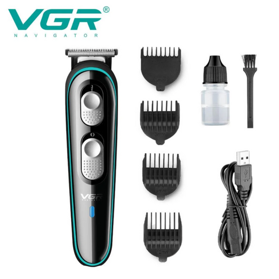 Тример для бороди та вусів V-055 ∙ Машинка для стрижки VGR V-055