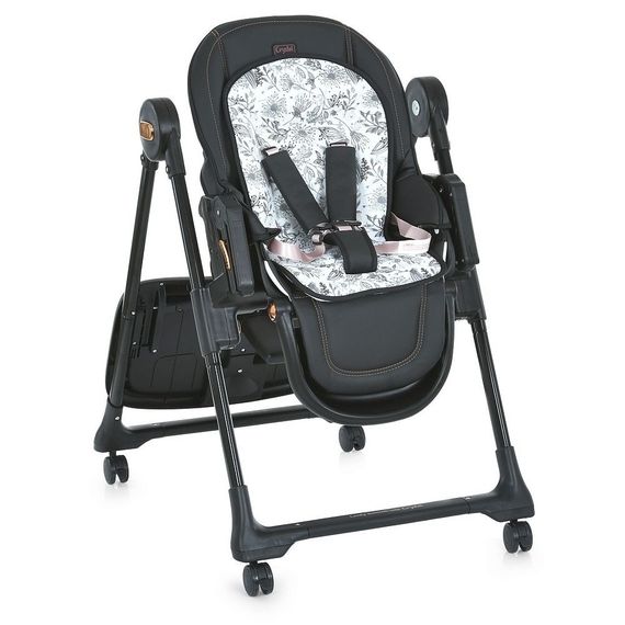 Стульчик для кормления El Camino Crystal ME-1037-B-Black-Gold черный с золотистым | Зображення 4