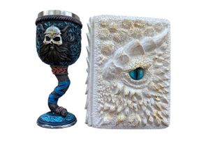 Подарунковий набір Келих 3D Молот Тора Вікінг і Блокнот 3D «Око Крижаного Хранителя»