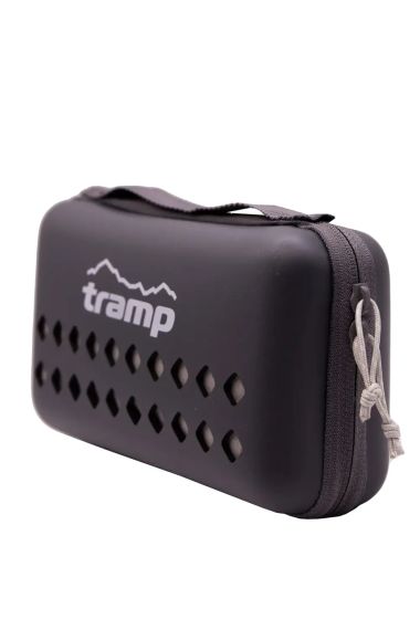 Тактичний рушник для військових у футлярі мікрофібра сірий Tramp 60 x 120 см, 151 г Похідний рушник | Зображення 3