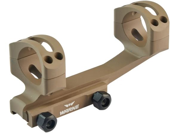 Кріплення-моноблок Warne X-Skeleton Mount. d - 30 мм. Ultra High. Weaver/Picatinny. FDE | Зображення 1