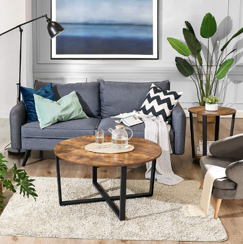 Журнальний столик Leobert Fleksi круглий в стилі Loft | Зображення 2