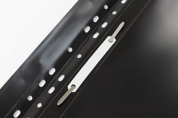 Папка-швидкозшивач E38504-01 Economix з прозорим верхом А4 з перфорацією глянець, чорний (4044572315106) | Зображення 2