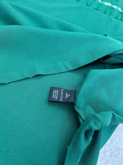 Футболка Vetements Green чоловіча зелена бавовна оверсайз f719 | Зображення 5