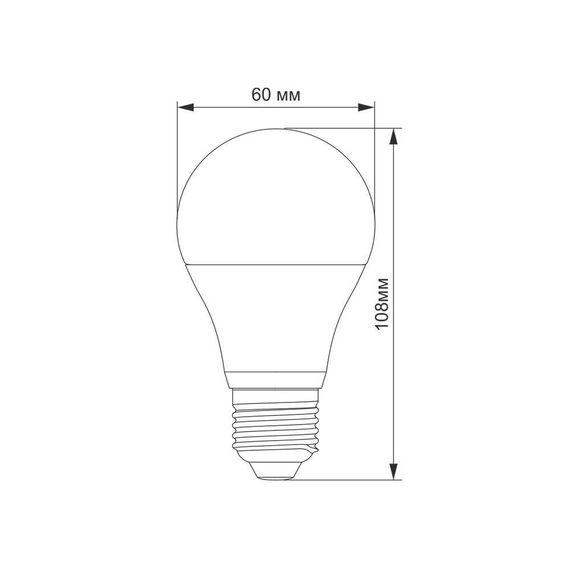 Світлодіодна лампа TITANUM A60 8W E27 4100K | Зображення 2