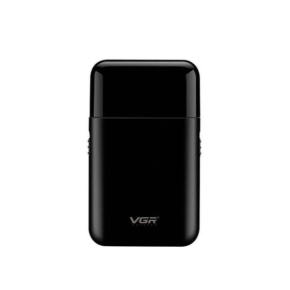 Аккумуляторная мужская мини электробритва VGR V-390 для бритья бороды и усов шейвер. XS-827 Цвет: черный | Зображення 2