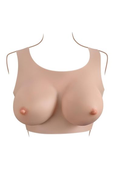 Накладні груди Gender X бежеві, 30 см Sex Aura | Зображення 2