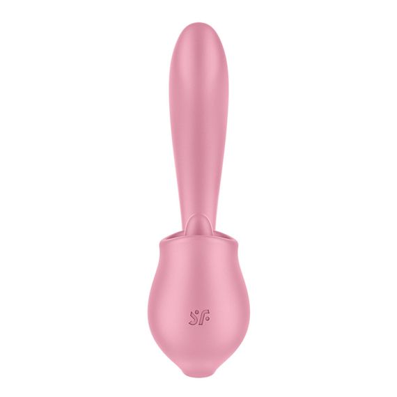 Вагінально-кліторальний вібратор Satisfyer Tongue Genius з язичком | Зображення 2
