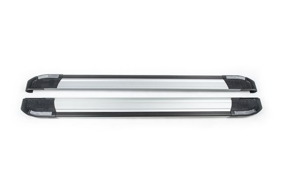 Боковые пороги Rainbow (2 шт., алюминий) Длинная (ExtraLong) для Mercedes Vito / V W447 2014-2024 гг | Зображення 1