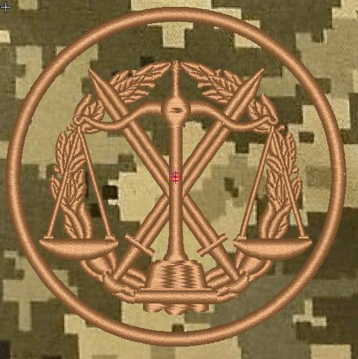 Шеврон Юридичний департамент Міністерства оборони України Юридична служба Збройних Сил України | Зображення 4