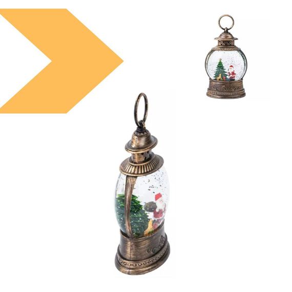 Новорічний сніжний LED світильник декор «Ліхтар Поні» HC-Q057 XPRO (47339-HC-Q057_441) | Зображення 1