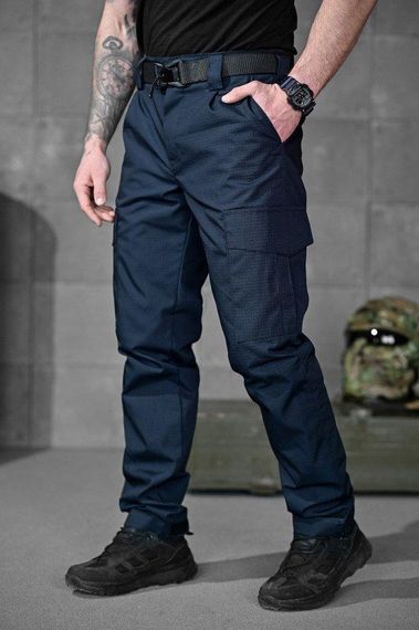 Тактические штаны  рипстоп pyramid дснс  синие  ВТ5059 | Зображення 1