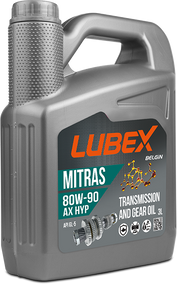 Трансмісійна олива LUBEX MITRAS AX HYP 80w90 API GL-5 3л