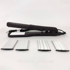 Выпрямитель для любого типа волос MAGIO MG-722, Выравнивающий утюжок для волос Плойка гофре QX-87