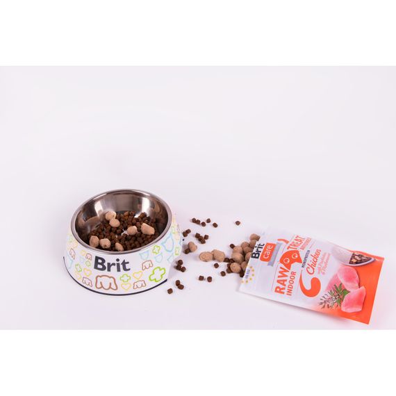 Ласощі Brit Raw Treat Freeze-dried Indoor and Antistress д/домашніх котів д/заспокоєння курка 40 г | Зображення 1