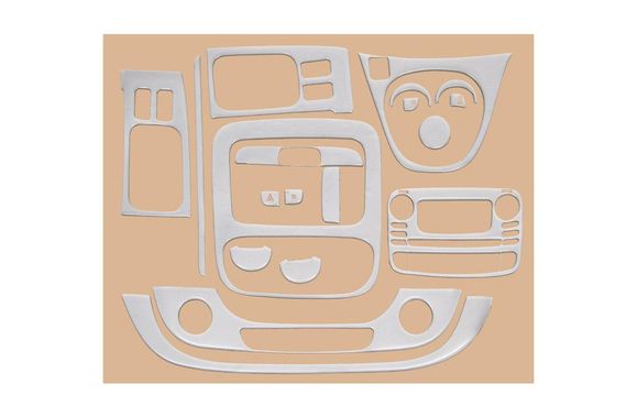 Накладка на торпеду Карбон для Renault Trafic 2015↗ рр. | Зображення 1