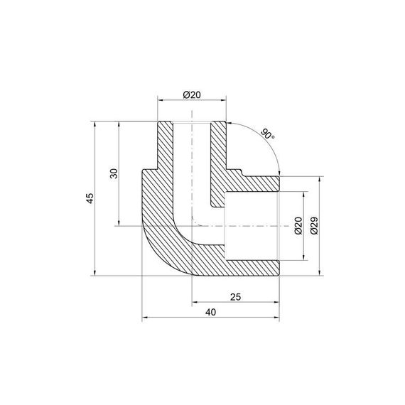 Кутик PPR Thermo Alliance 20, 90° | Зображення 1