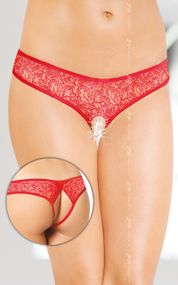 Женские стринги - G-String 2446, red - M/L Sex Aura