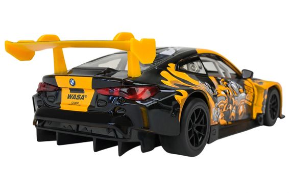 Машина металева АВТОПРОМ 68296A(Y)1:24 BMW M4 GT3, батар,світло, звук, відкр.двері, кор. 26.5x13.5x1см | Зображення 1