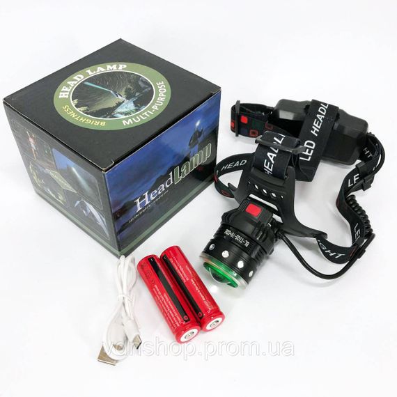 Налобний ліхтарик для голови Police, Налобний ліхтар для сантехніка, Налобна лампа MU-85 | Зображення 7