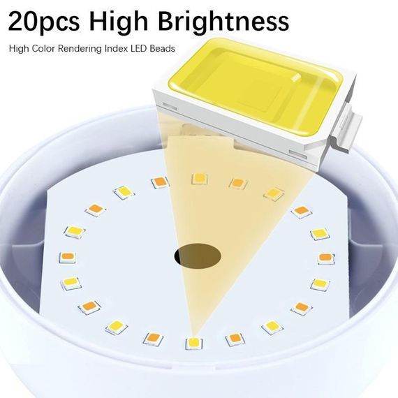 Настільний сенсорний LED світильник 3 colour light MZ-L2701 Pink | Зображення 7