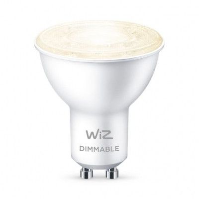 Умная лампочка WiZ GU10 4.7W(50W 400Lm) 2700K диммируемая Wi-Fi (929002448102) | Зображення 1