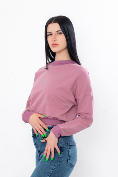 Джемпер жіночий укорочений Носи своє 40 Рожевий (p-5775-108088) | Зображення 1