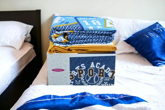 Комплект постільної білизни  Kristal Young 160×220 см Sporty Mavi | Зображення 1