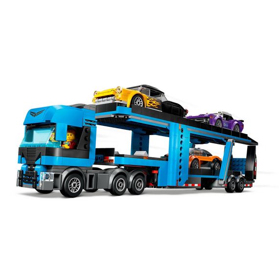 Конструктор LEGO City Вантажівка-транспортер зі спортивними авто (60408) | Зображення 2