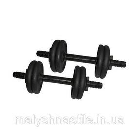 Гантели наборные литые 2 шт по 4,5 кг NE-300-GP005-2